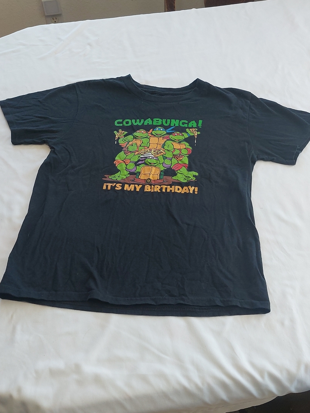 Nickelodeon Black Ninja Turtles .Boys Size L